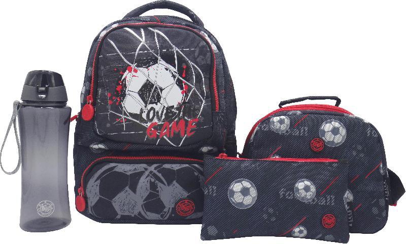 Atrium Football 4-in-1 Value Set Backpack with Accessory