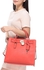 Michael Kors 30S2GHMT3L-829 Hamilton Large Tote Bag for Women - Leather, Red