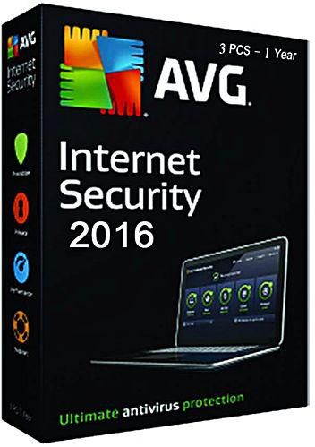 AVG Internet Security 2016 - 3 Users - 1 Year