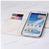 Fashion Feather Silk Style Rhinestone Diamond Leather Folio Wallet Flip Stand Case Cover With Card Holder Slot For Samsung Galaxy Note 2 N7100 N7105