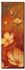 Decorative Wall Painting With Frame Red/Beige/Orange 40x120centimeter