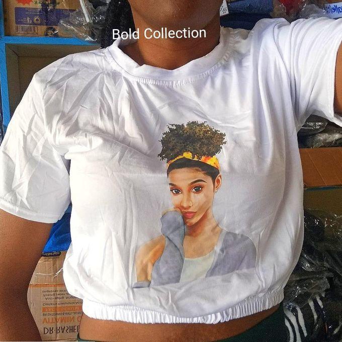 Women’s Plain Cropped T-shirt