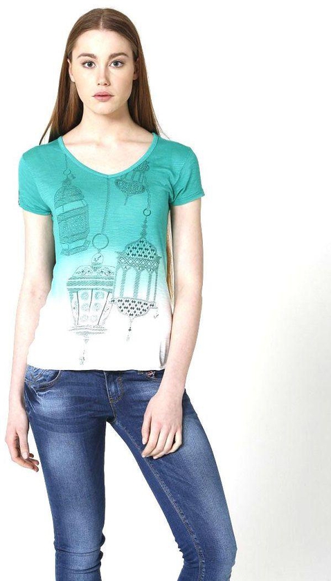 T Shirt For Women By Kalimah, Multi Color,M