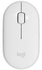 Logitech Pebble M350 Modern Slim Silent Wireless and Bluetooth Mouse off white 910 005716