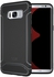 Tudia Samsung Galaxy S8 TAMM Rugged Carbon Fiber texture case / cover - Black