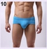 Men's Breathable Underwear with Bulge Pouch Light Blue