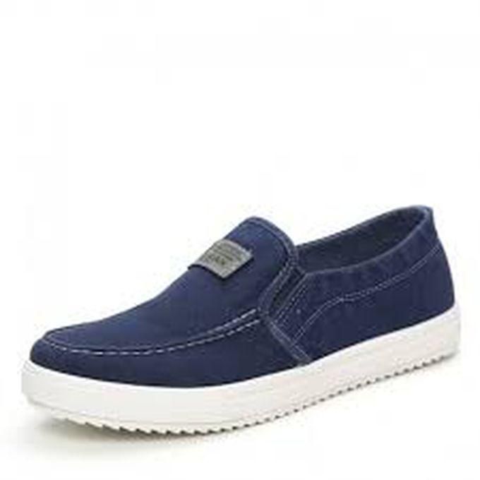 Fashion Men's Casual Slip On Loafers Low Top Canvas Shoes