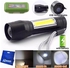Mini Hand Torch ,Rechargeable Zoom Flashlight + Free Bag