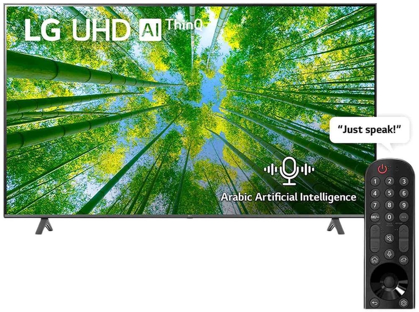 LG UHD 4K TV 65 Inch UQ80 Series New 2022 Cinema Screen Design 4K Active HDR webOS22 with ThinQ AI 65UQ80006LD
