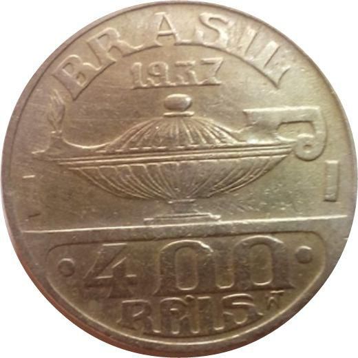 400 ريس من دولة البرازيل سنة 1937 م
