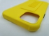 IPhone 12/12 Pro Liquid Silicone TPU Case Full Protection & Hand Strap Back - Yellow