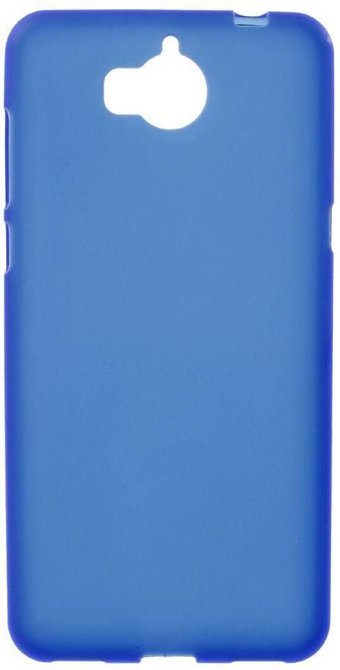 For Huawei Y5 ‫(2017) / Y6 ‫(2017) Anti-fingerprint Matte TPU Back Phone Cover - Blue