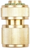 Verve Quick Brass Hose Pipe Connector (12.5 mm)
