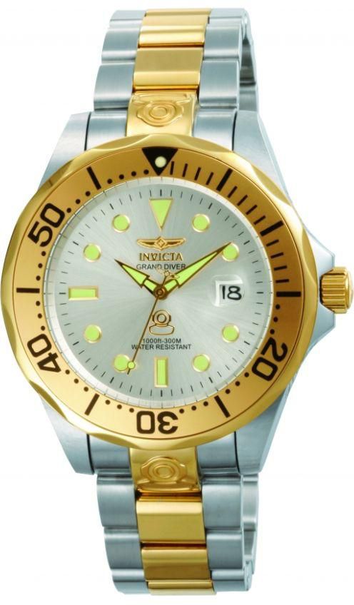 Invicta INV3050 Pro Diver Men’s Two Tone Bracelet Watch