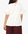 Off-White Frill Sleeve Top