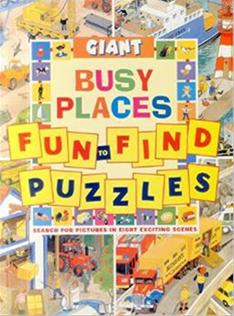 Giant Fun-to-Find Puzzles Busy Places (Fun to Find Puzzle Books)