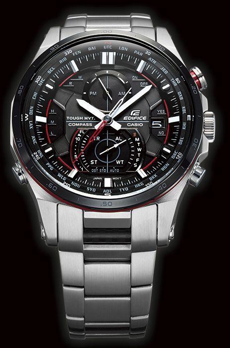 Casio Edifice Men's Stainless Steel Band Watch EQW-A1200DB-1A