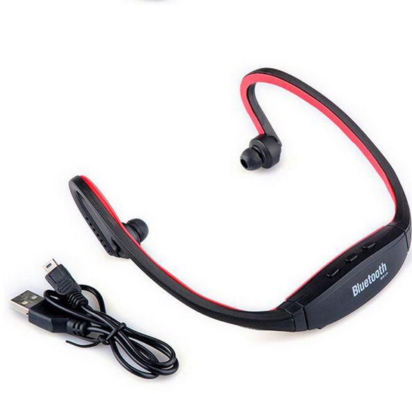 Neckband Wireless Bluetooth Stereo Headset Headphone Earphone Universal Handfree Red