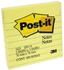 3M Post-It Notes Lined Canary Yellow 630-SS 3inx3in