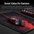 Redragon M601 Gaming Mouse Wired with red led, 3200 DPI 6 Buttons Ergonomic CENTROPHORUS Gaming Mouse for PC, Black