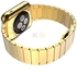 HOCO Luxury Butterfly Lock Link Bracelet Stainless Steel Strap Watch Band Bands for Apple Watch iWatch 38MM-Gold