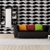 Exotic Wallpapers Adore Decor Black And Grey 3D Wave Effect Wallpaper For Home