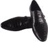 Aria Men's Leather Shoe Lace Up/Buckle Black MSH-4370.