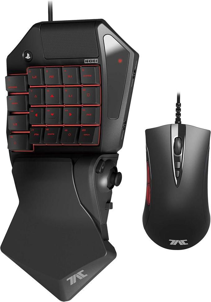 Hori HORI Tactical Assault Commander Pro (TAC: PRO) KeyPad and Mouse Controller for PS4 and PS3 FPS Games Officially Licensed by Sony - PlayStation 4