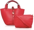 Sass - Casual Shopper with additional crossbody -  Red