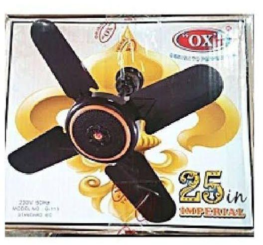 Ox Short Blade 25 Inches Ceiling Fan