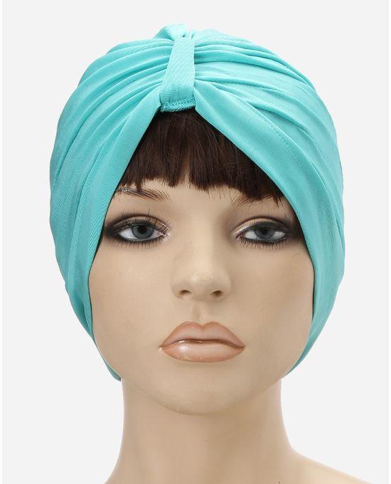Bella Donna Plain Turban - Mint Turquoise