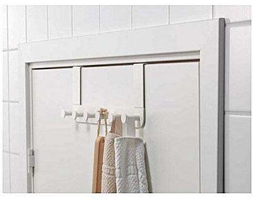 Generic Door Hanger With 6 Hooks - White Color - Steel Epoxy/Polyester Powder Coated - 35Cm - I51665K