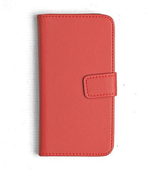 PU Leather Red Case For Iphone 4G 4S