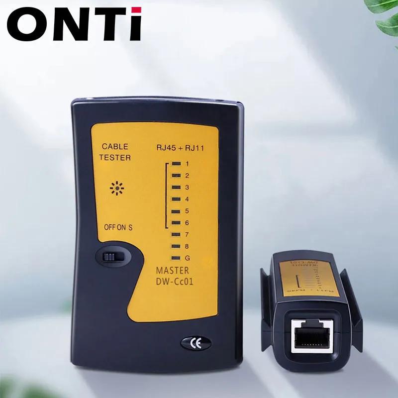 Professional Network Cable Tester RJ45 RJ11 RJ12 CAT5 UTP LAN Cable Tester Networking Tool Handheld Wire Telephone Line Detector