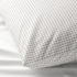 TÅGVECKLARE Pillowcase - white/dark grey 50x80 cm