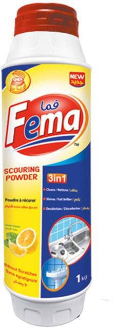 Fema Powdered Dish Detergent – Lemon Scent – 1 Kg