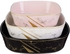 Get Lotus Dream Porcelain Tray Set, 3 Pieces with best offers | Raneen.com