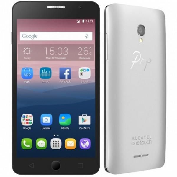 Alcatel Pop Star 5070D 4G LTE Dual Sim Smartphone 8GB Metal Silver JUM