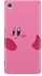 Pink Running Kirby Phone Case Cover Pokemon Go for Sony Z2