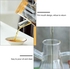 Atraux Pour Glass Oil Vinegar Dispenser Bottle With Handle &amp; Wooden Lid (1 PCS)1000-ml