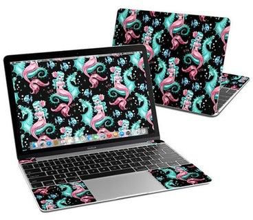 Mysterious Mermaids Skin Cover For Macbook Multicolour
