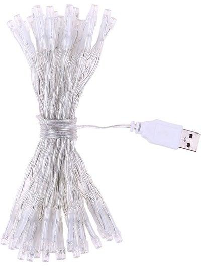 40 LED USB String Light Warm white 16.00x2.00x4.00centimeter