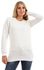 Mezeeta Sweatshirt Plain Cotton -off white