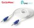 CLiPtec Slim Flat Stereo Audio Cable 3.0 m-OCC231 (White)