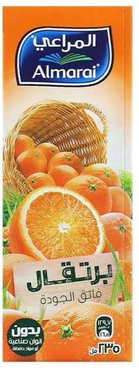 عصير برتقال من المراعي - 235 مل 
