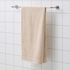 VINARN Bath sheet - light grey/beige 100x150 cm