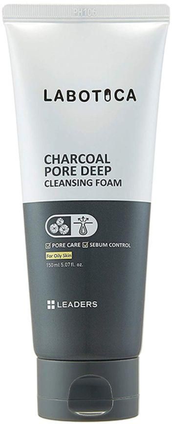 Charcoal Pore Deep Cleansing Foam
