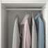 PLATSA Wardrobe with 2 doors+3 drawers - white/FONNES white 300x57x241 cm