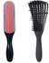 Curly Hair Brush - Red & Back + Detangling Brush- Silicone- Black
