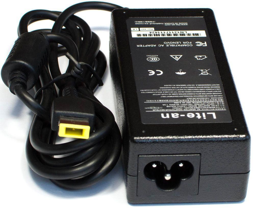 Lite-an 20V 3.25A Laptop AC Adapter Charger For Lenovo ThinkPad 20AA, I84